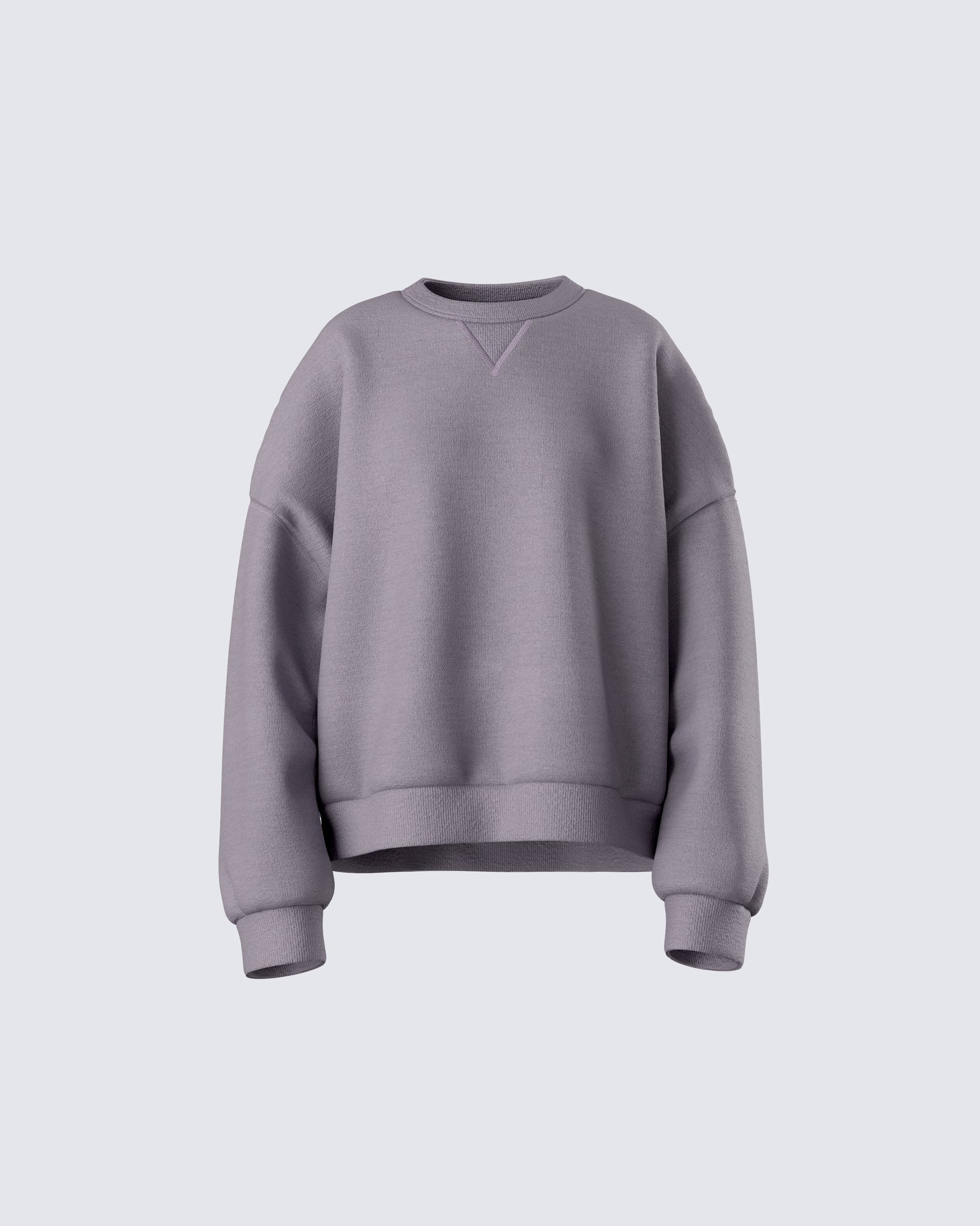 Salima Grey Oversized Sweater product front