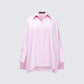 Hesper Pink Box Cut Shirt product front