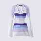 Vanessa Purple Sequin Knit Set