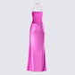 Koa Pink Metallic Gown