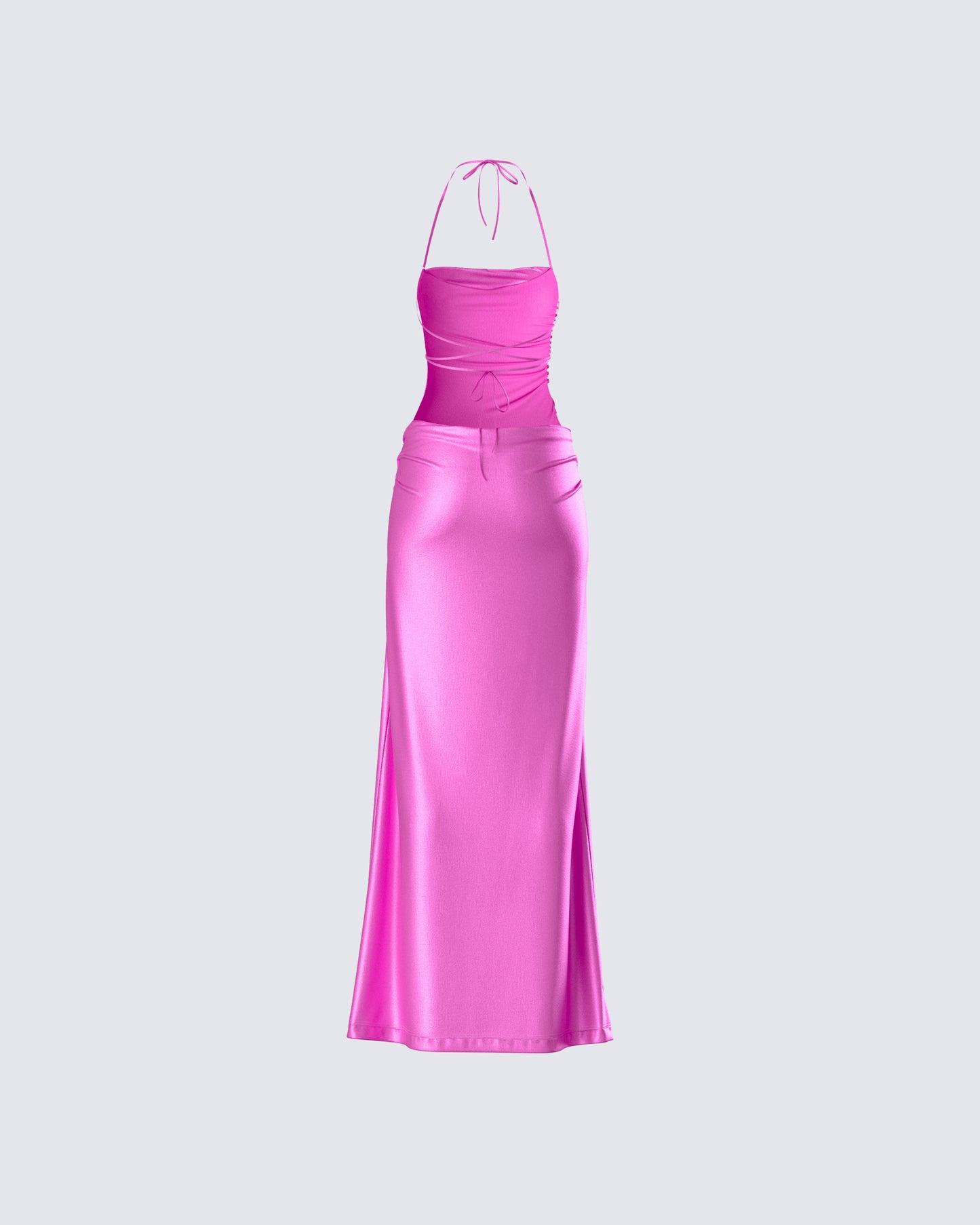 Koa Pink Metallic Gown
