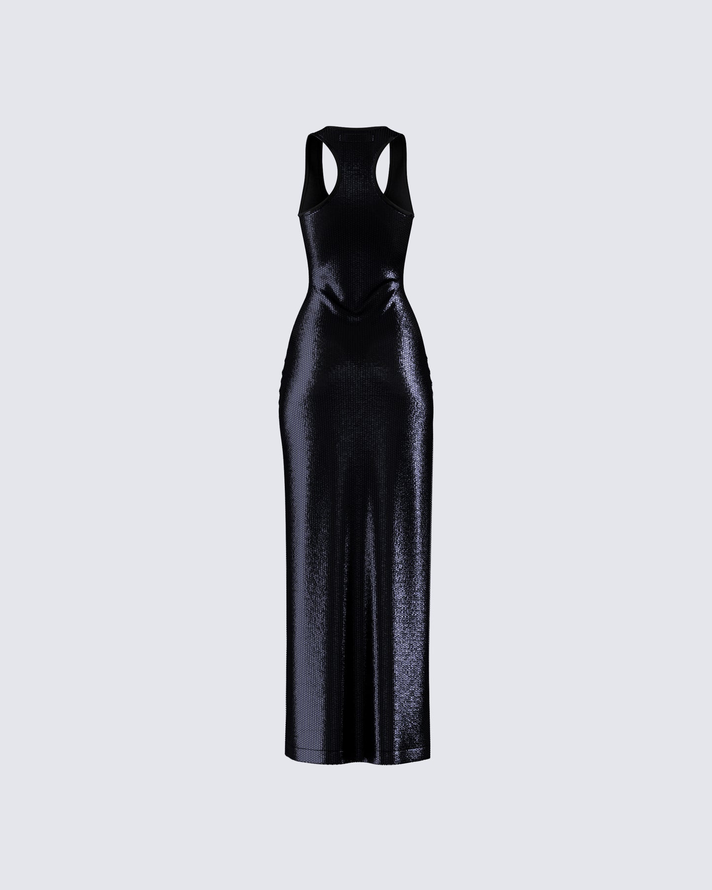 Donatella Black Sequin Maxi Dress