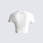 Jessamine White Jersey Graphic Top