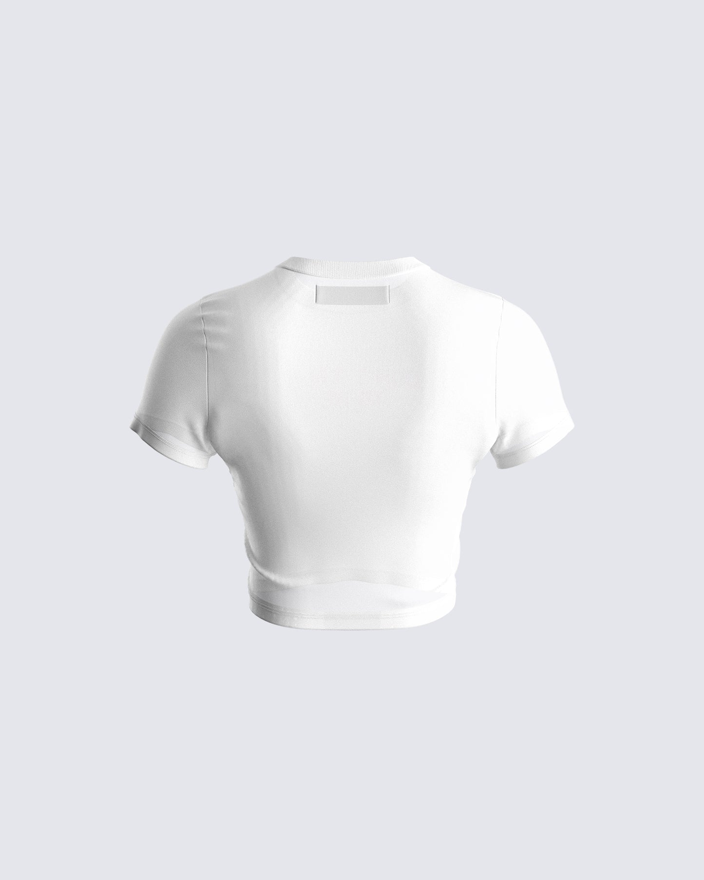 Jessamine White Jersey Graphic Top