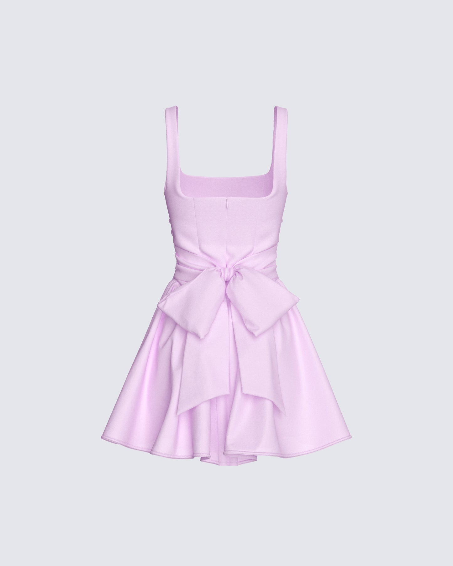 Emi Pink Bow Mini Dress