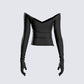 Cait Off Shoulder Top & Gloves