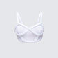 Azra Ivory Braided Cropped Top product front