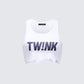 Maxine White Graphic Cut Off Tank product front