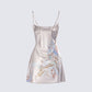 Melody Renaissance Print Mini Dress