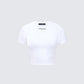 Swara White Slogan Baby Tee product front