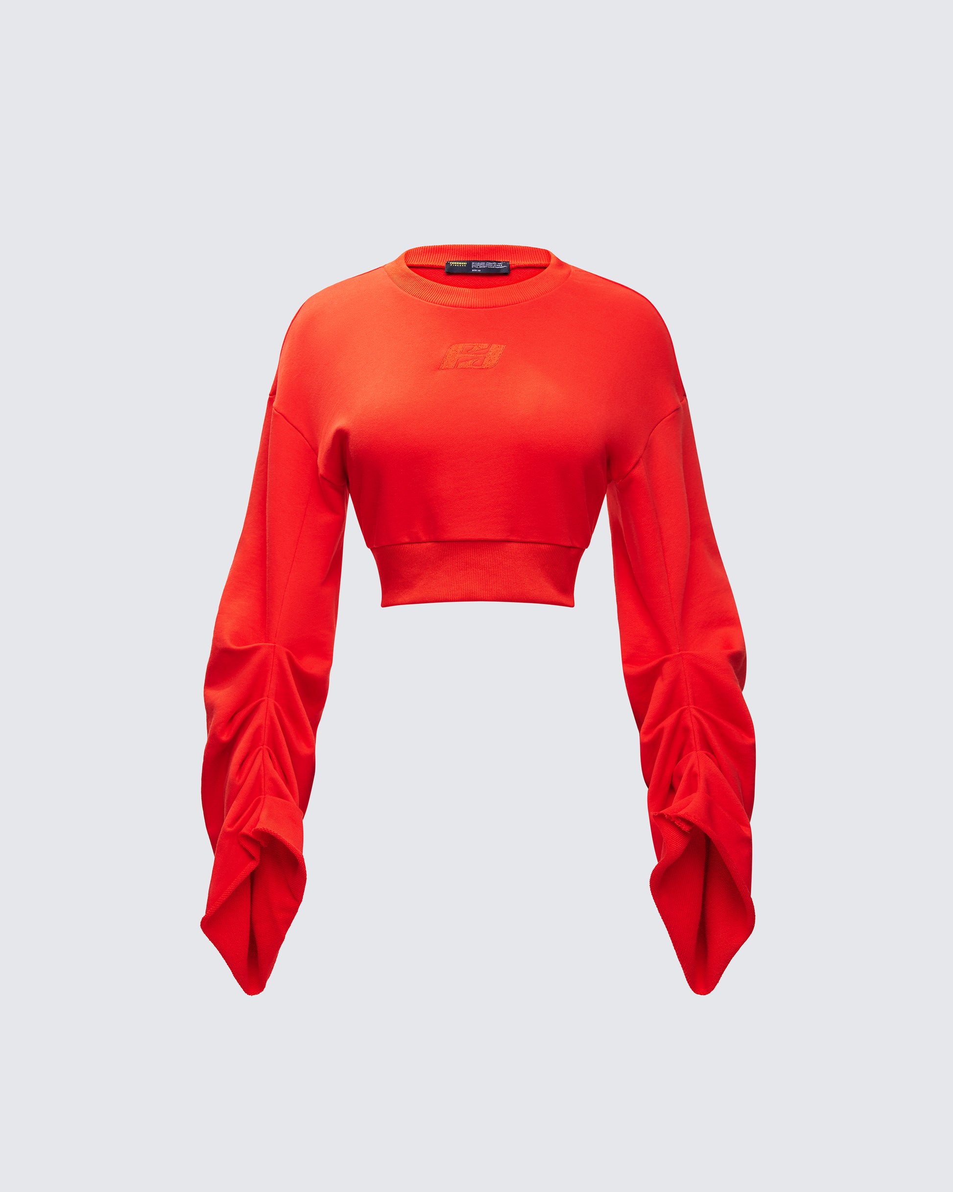 Una Red Stacked Sleeve Sweatshirt product front
