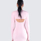 Rai Pink Rib Knit Shrug