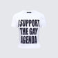 Drea White Slogan Classic Tee product front
