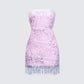 Jocelyn Pink Sequin Mini Dress product front