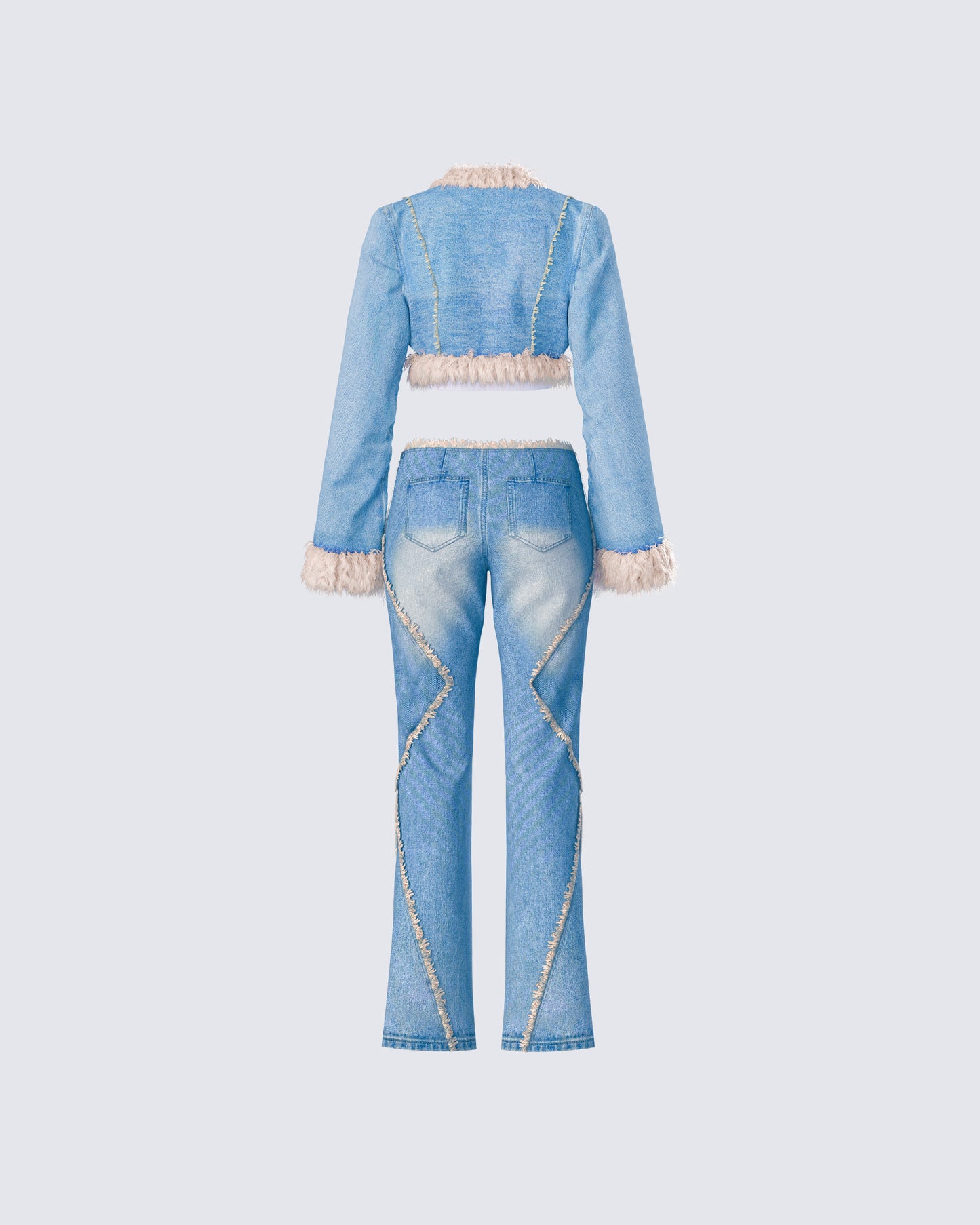 Kaiana Blue Denim Y2K Set