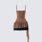 Dovie Cocoa Ruffle Set