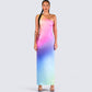 Elysia Multi One Shoulder Dress model front