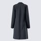 Mackenzie Black Longline Coat