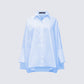 Hesper Blue Box Cut Shirt product front