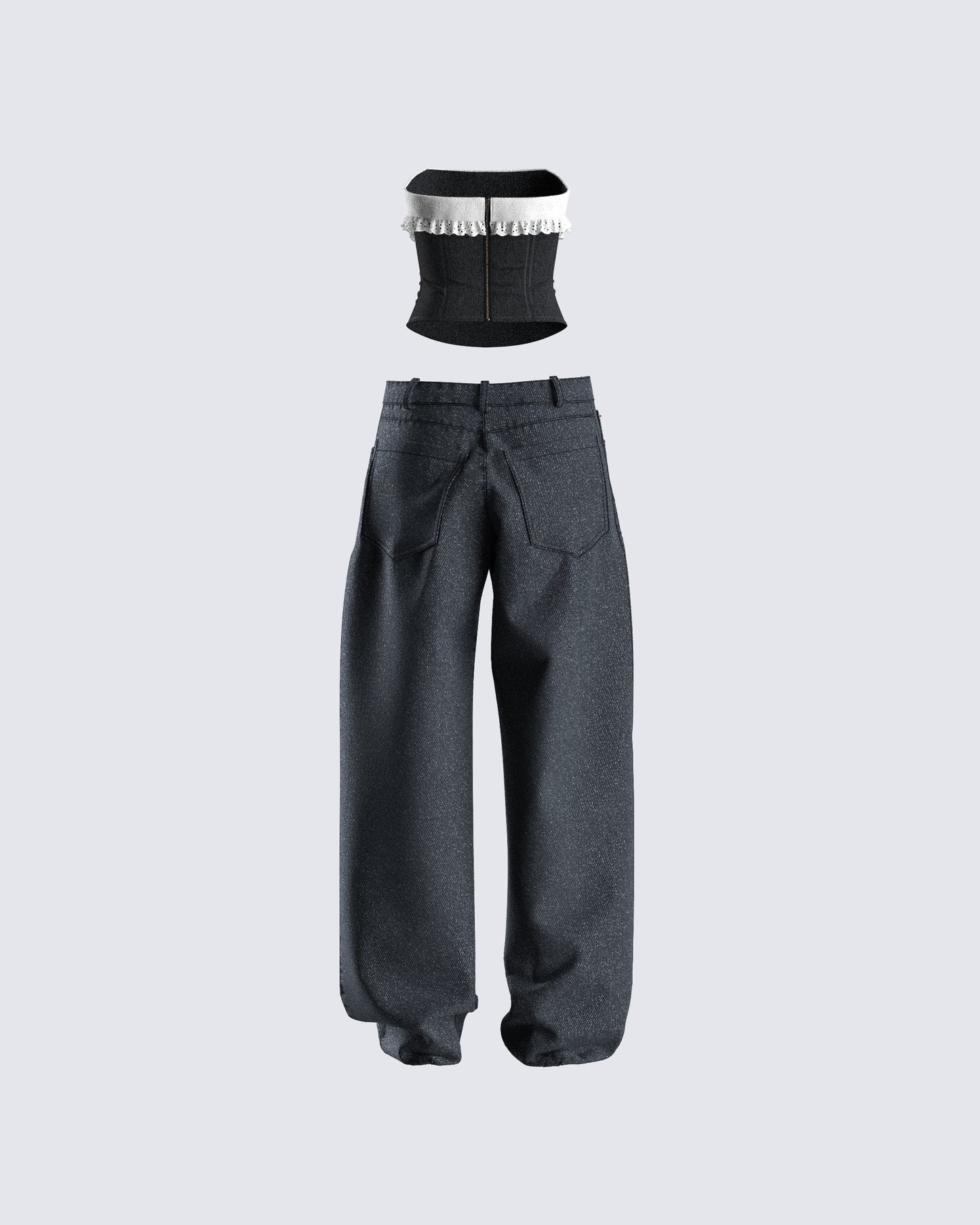 Padma Denim Set