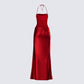 Koa Red Metallic Gown