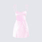 Lottie Pink Mini Slip Dress