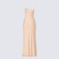Michal Gold Sequin Maxi Dress