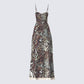 Royan Leopard Print Maxi Dress