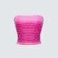 Luminosa Pink Hotfix Tube Top product front