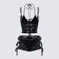 Halsey Black Lace Set