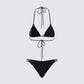 Halsey Black Bikini Set
