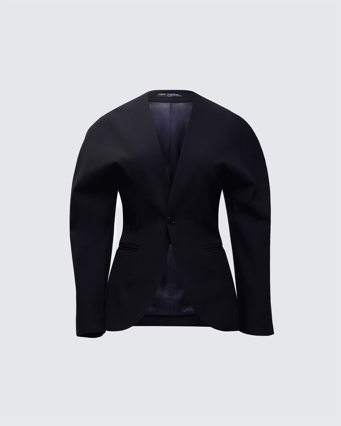 Maybelle Black Dome Sleeve Blazer product front