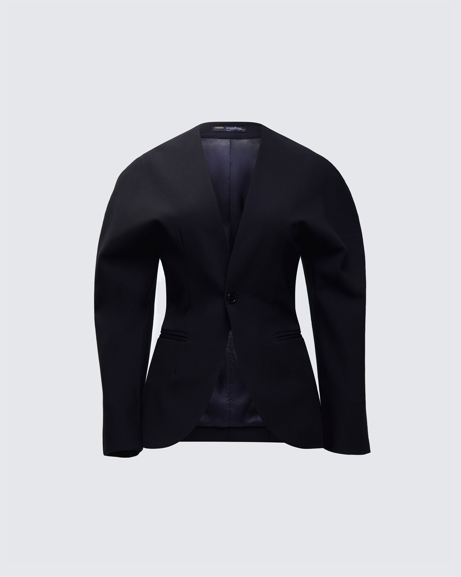 Maybelle Black Dome Sleeve Blazer product front