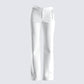 Bessie Ivory Low Rise Tie Pant 3d product front