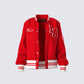 Palmer Red Varsity Jacket product front