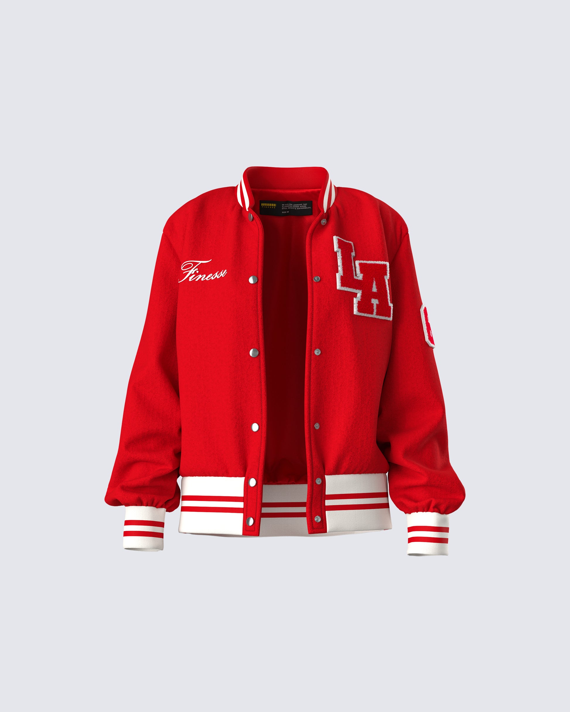 Palmer Red Varsity Jacket product front
