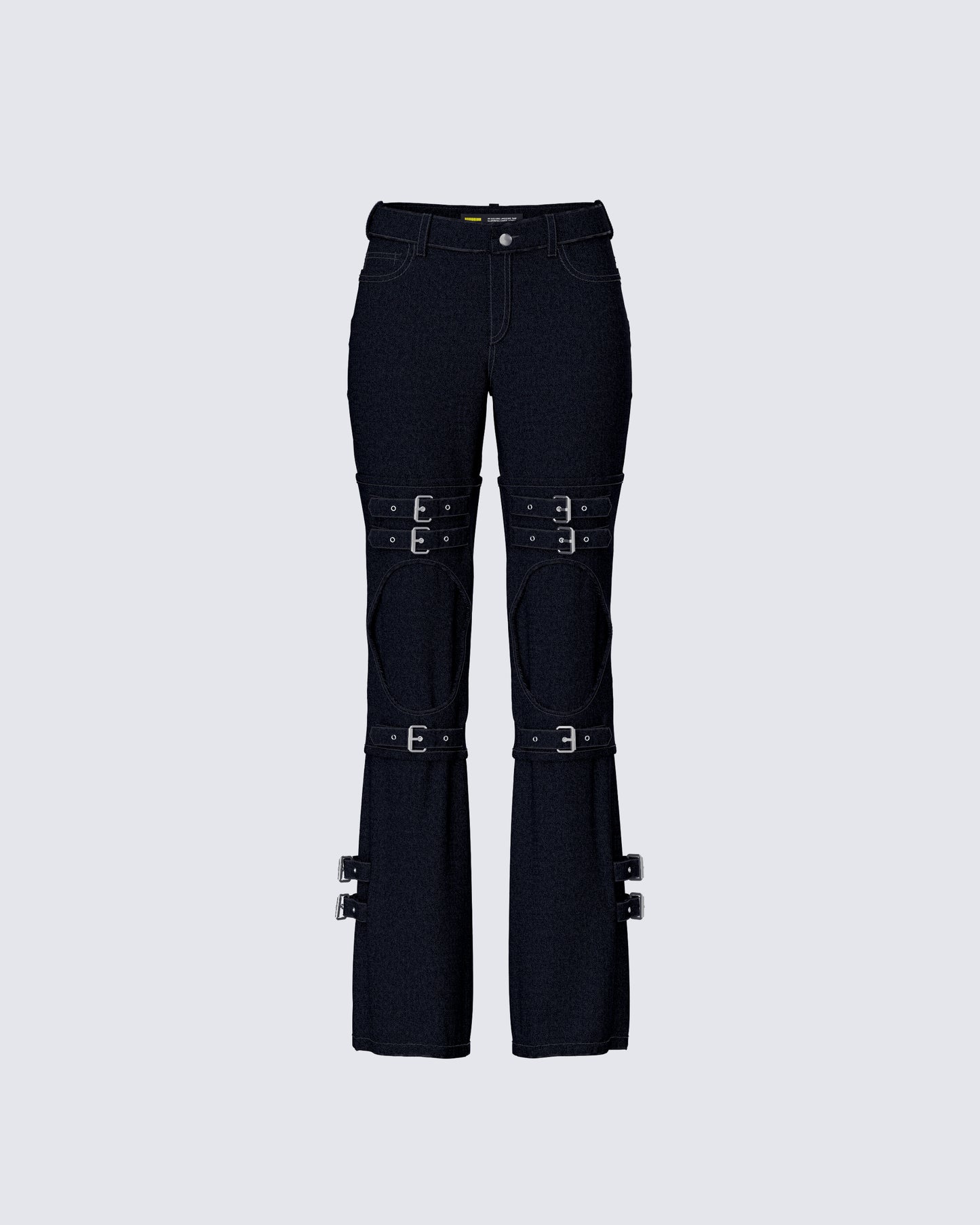 Serenity Black Denim Buckle Jean product front