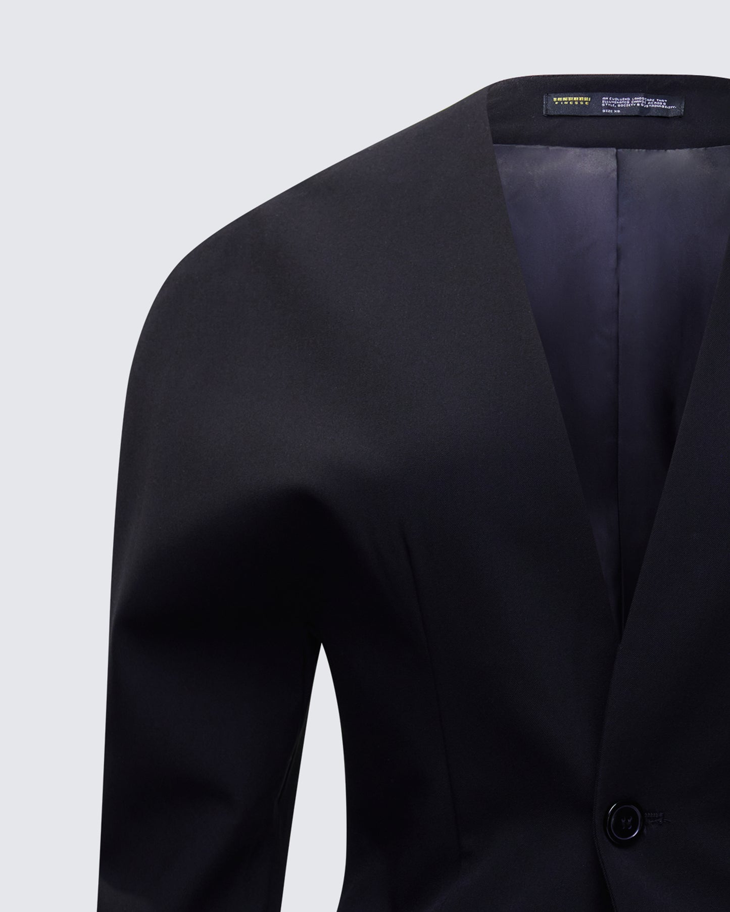 Maybelle Black Dome Sleeve Blazer