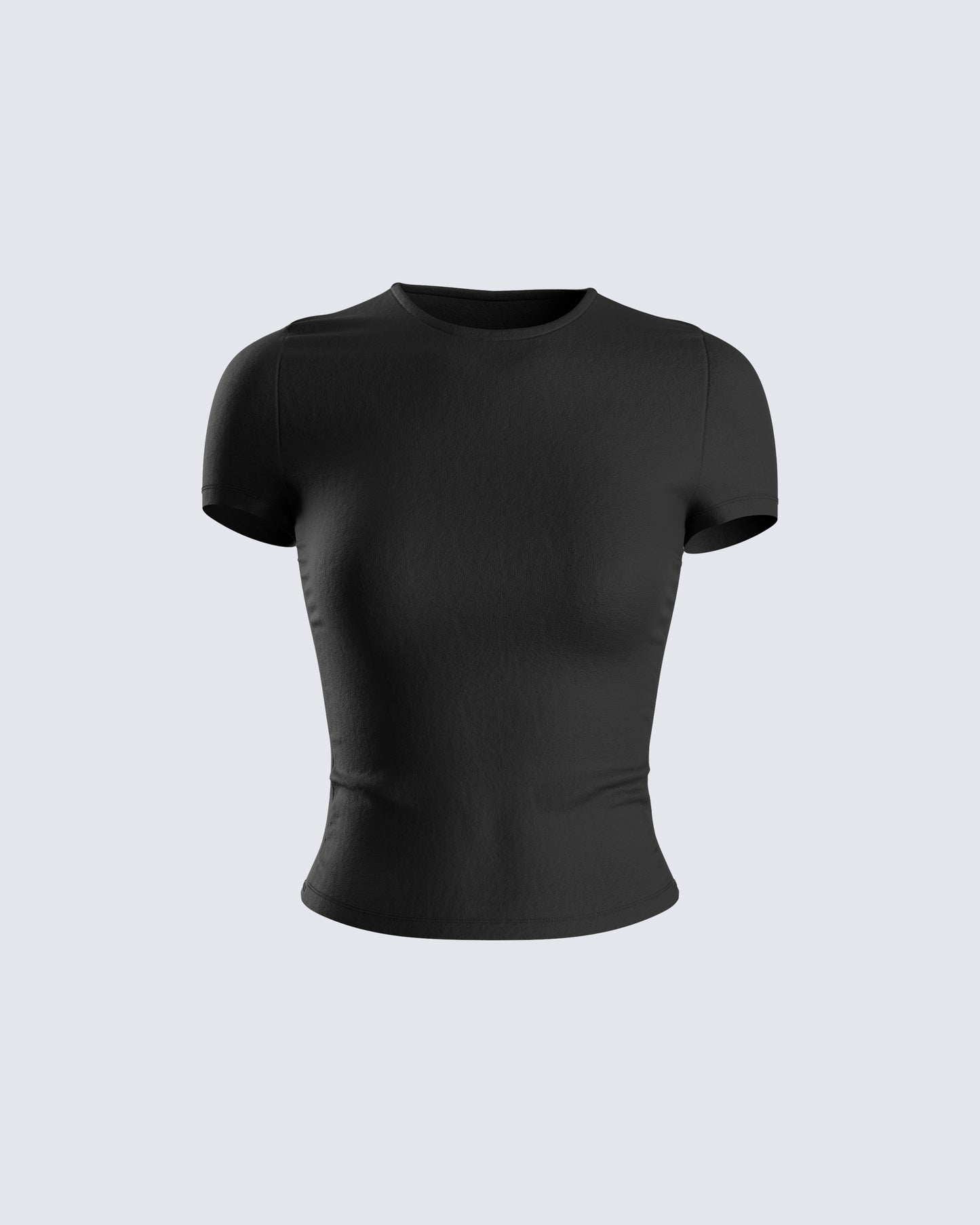 Chell Black Jersey Top 3d product front