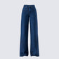 Nia High Waisted Dark Blue Jean product front