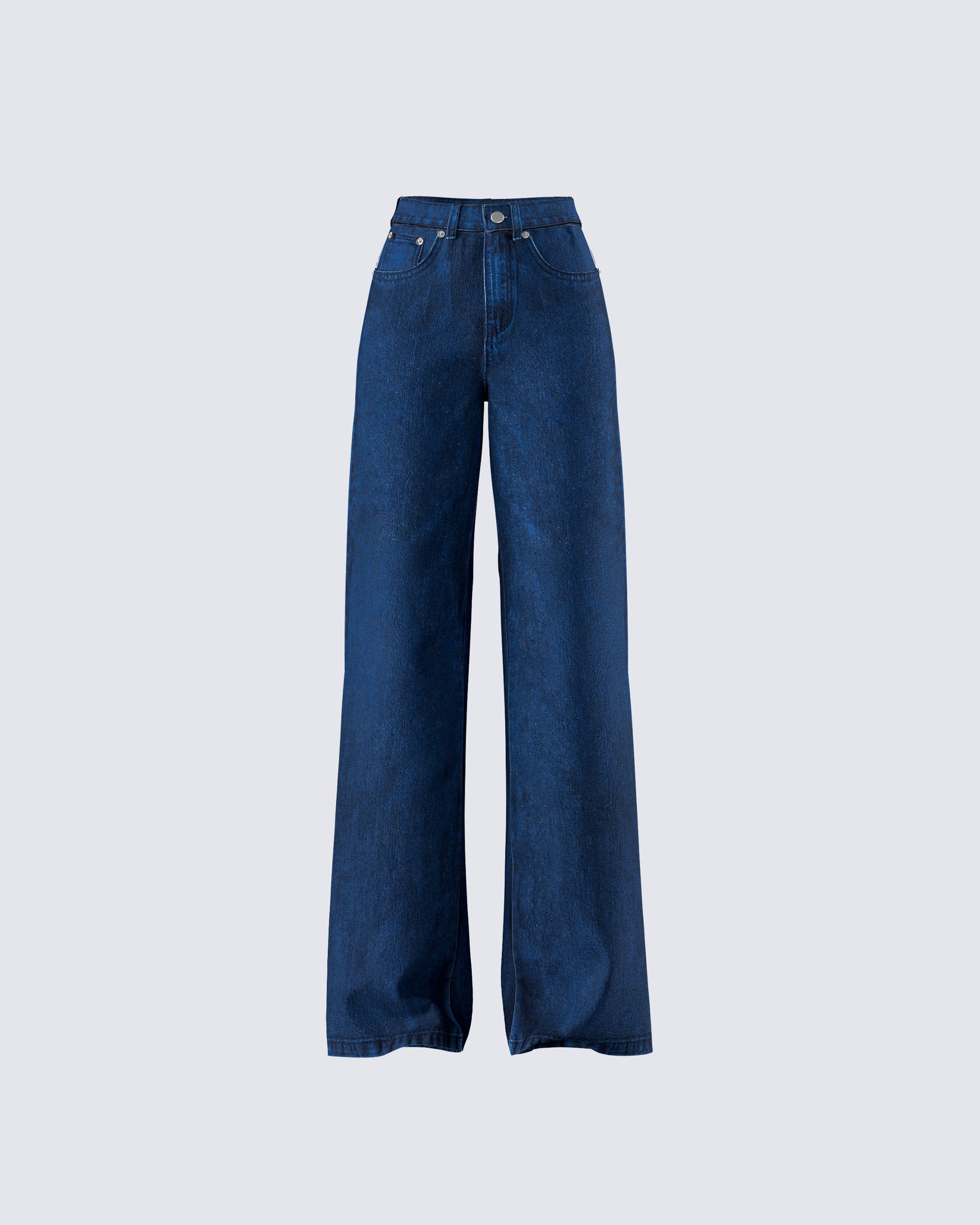 Nia High Waisted Dark Blue Jean product front