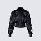 Darah Black Bomber Jacket product front