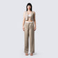 Cady White Lace Bra model front