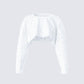 Claire Ivory Distressed Sweater