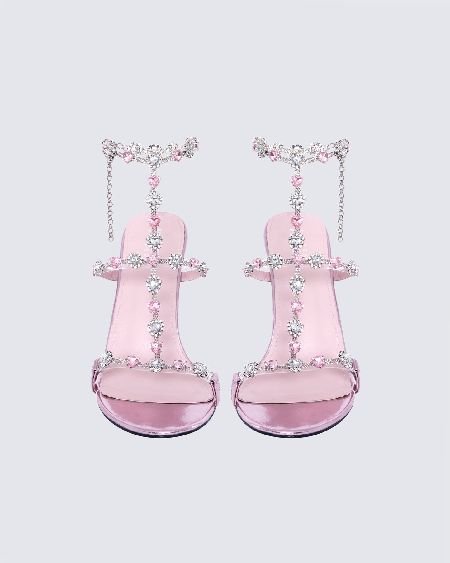 Nikki Pink Jewel Stiletto Heel product front