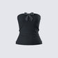 Aloa Black Bow Jersey Tube Top product front