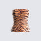 Juliana Brown Tiger Print Top 3d product front