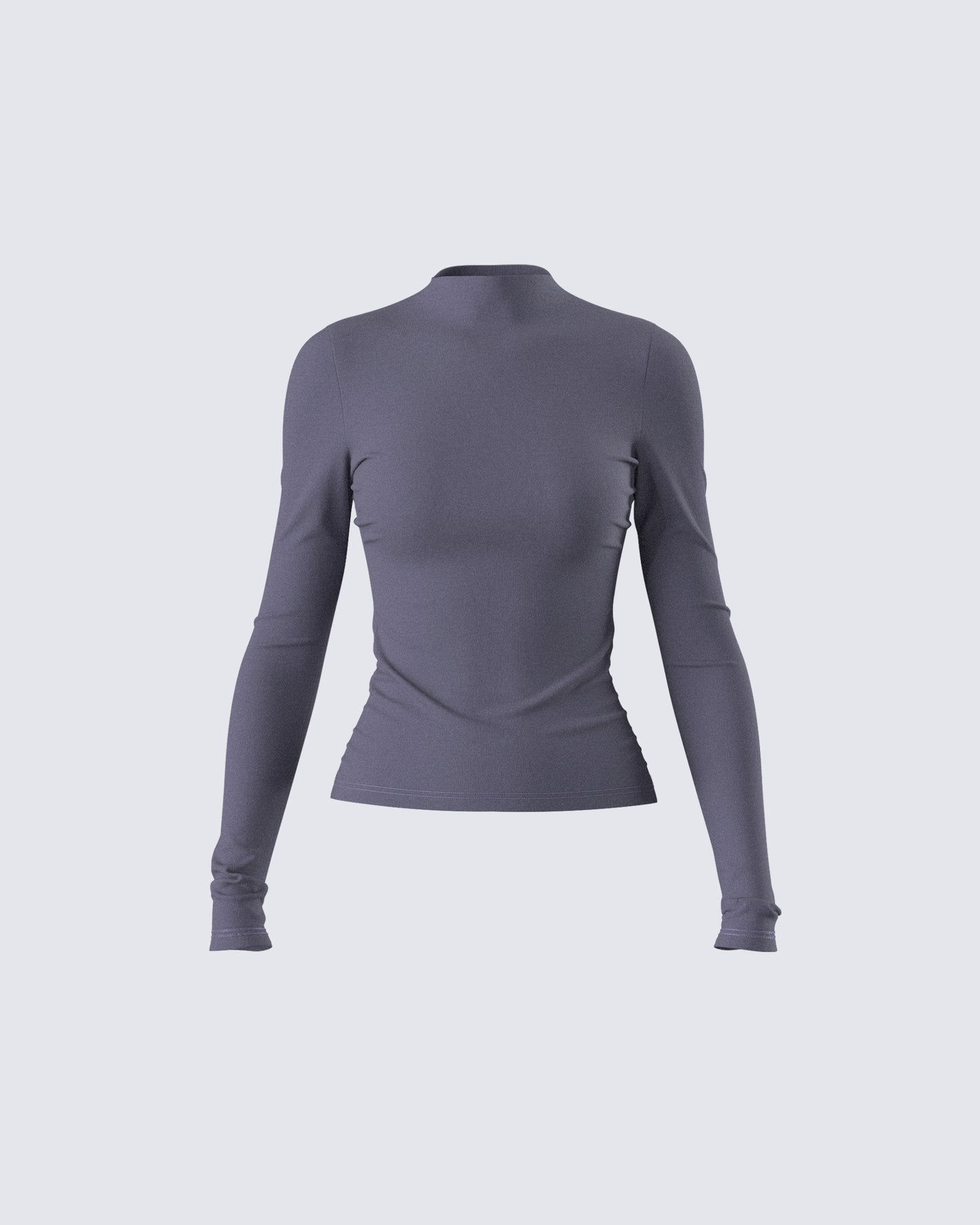 Kiraz Charcoal Grey Long Sleeve Top product front