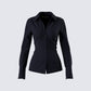 Avyanna Black Fitted Shirt 3d product front