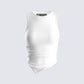 Ema White Jersey Tank Top 3d product front